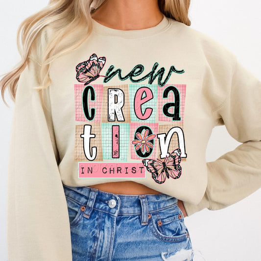 New creation in Christ COMPLETED SWEATSHIRT