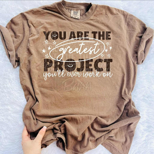 You are the greatest project you'll ever work on