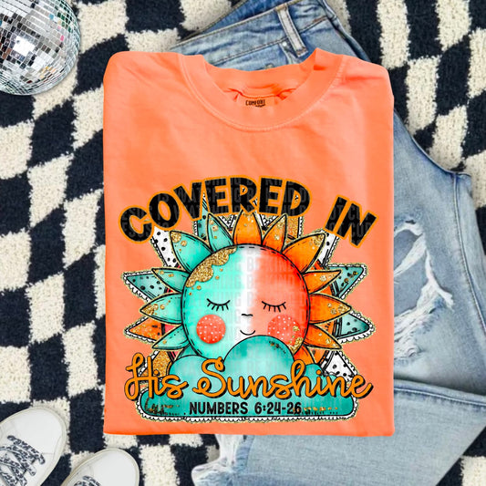 Covered in his sunshine Matthew 6:24-26