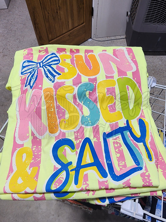 Sunkissed & Salty (completed tee)
