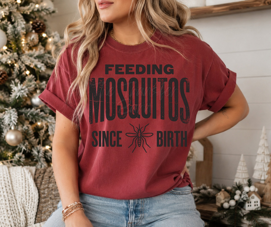 Feeding mosquitos since birth