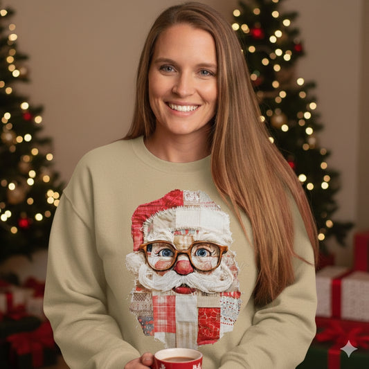 Patch Santa sweatshirt