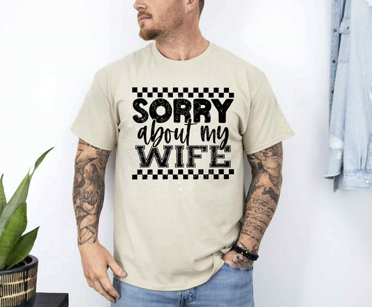 Sorry about my wife