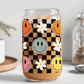 Checkered smile uvdtf transfer