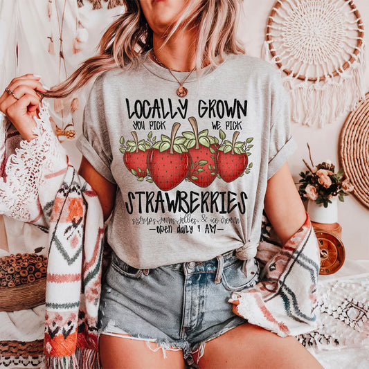 Locally grow strawberries