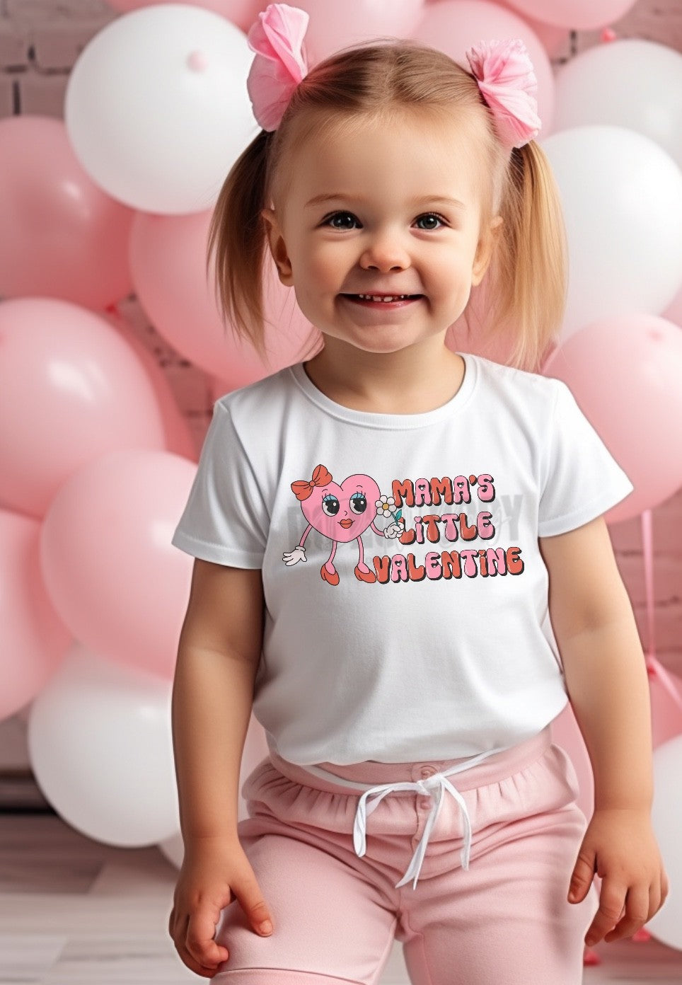 Mama's little Valentines-pink