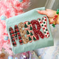 Merry (red & gold/ faux sequins)