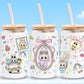 Cartoon 16oz libbey wrap