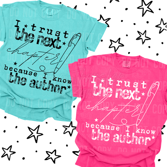 I trust the next chapter because I know the author