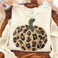 Leopard pumpkin faux yarn pearls