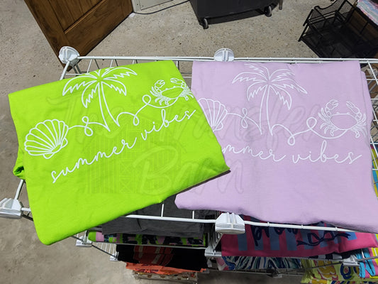 Beach vibes (completed tee)