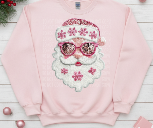 Stitch Santa completed sweatshirt