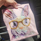 Glasses bunny completed t-shirt