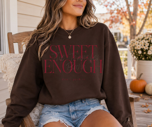 Sweet enough