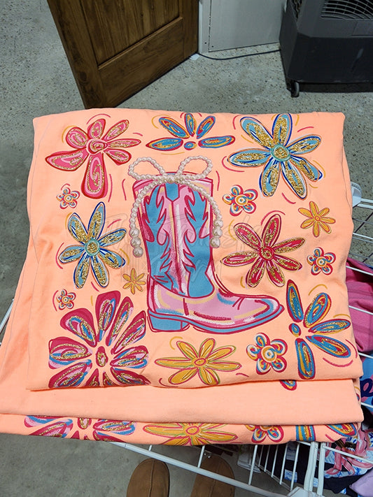 Boots & flowers