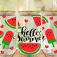 Hello summer 16oz Libbey wrap