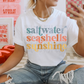 Saltwater seashells sunshine