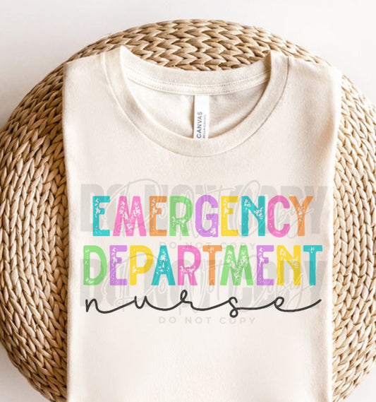 Emergency department nurse