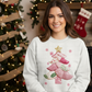 Quilt tree completed sweatshirt