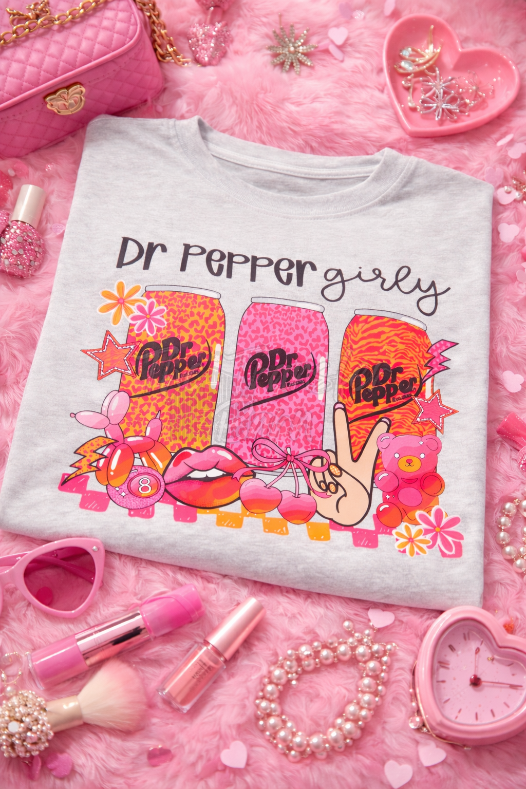 Dr Pepper girly completed t-shirt