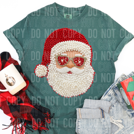 Pearl faux santa